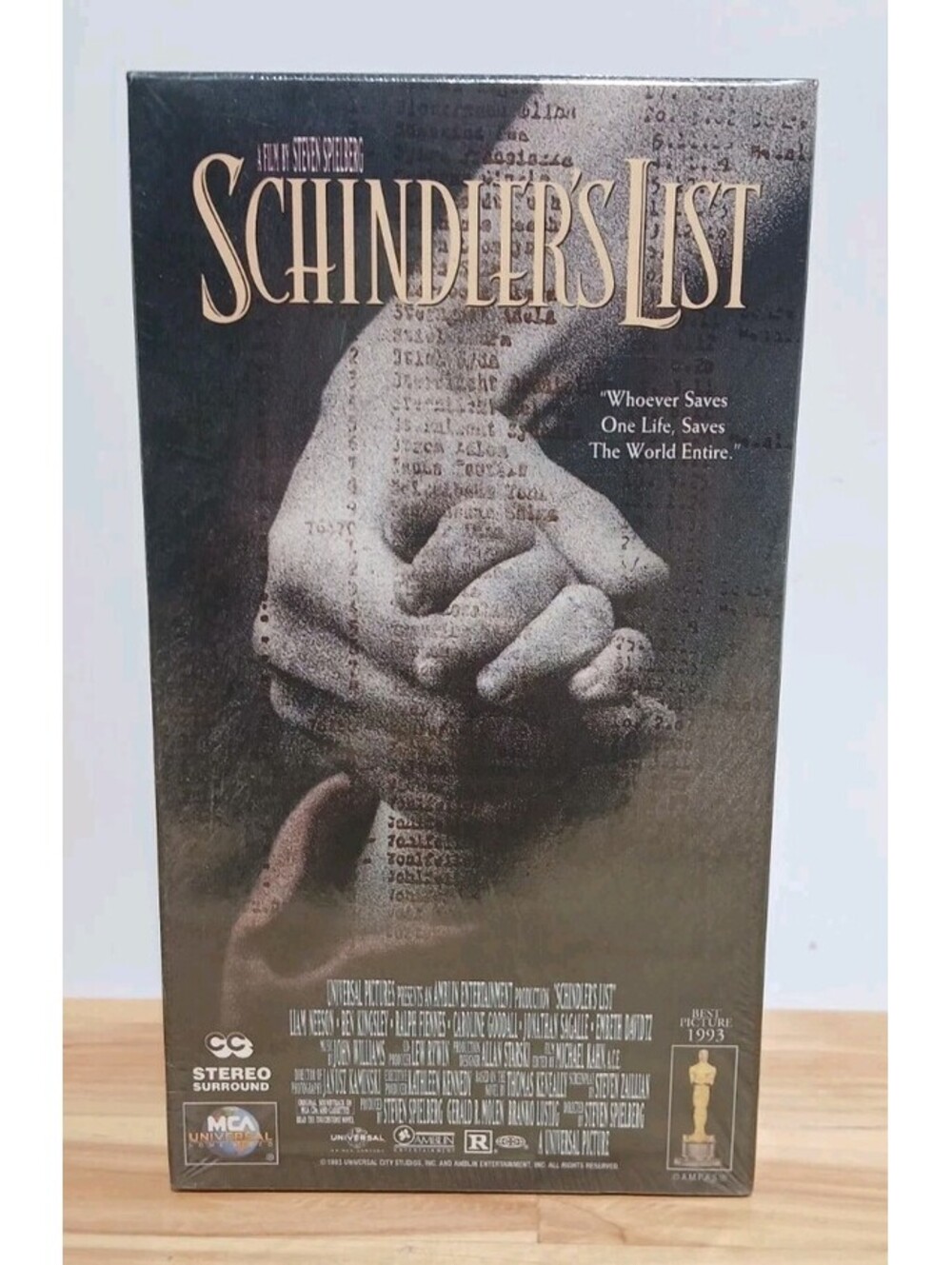 Schindlers List - VHS, 1997 - 2-Tape - First Release Factory SEALED